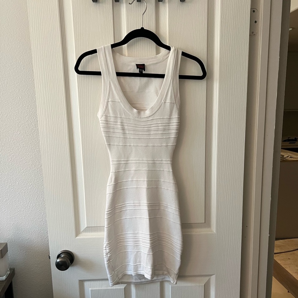 White cocktail dress
